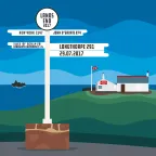 The signpost at Land’s End, the most westerly point of mainland England.