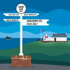 Le panneau à Land’s End, le point le plus à l'ouest de l'Angleterre continentale.