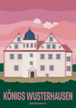 The Schloss in Königs Wusterhausen, a former hunting lodge, in Brandenburg, Germany.