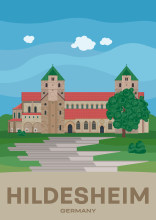 The St. Michael's Church, an early-Romanesque church and UNESCO World Heritage Site in Hildesheim, Lower Saxony.