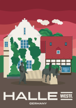 The Haller Michel at the Haller Herz in Halle Westfalen, Germany.