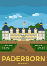 Neuhaus Castle in Paderborn in North-Rhine Westphalia, Germany.