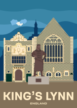 The Guildhall of the Holy and Undivided Trinity in Saturday Market Place in King's Lynn, Norfolk.