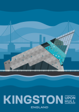 The Deep, a public aquarium at Sammy's Point in Kingston upon Hull, England.