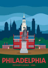 Independence Hall in Philadelphia, Pennsylvania in the United States of America.