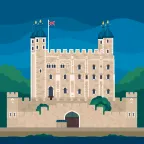 The UNESCO World Heritage Site Tower of London, in London, England.