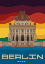 The Bode-Museum on the Museum Island, a UNESCO World Heritage Site in Berlin, Germany.
