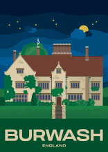 The 17th-century house Bateman's, home of Rudyard Kipling, located in Burwash, England.