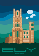 The Cathedral of Ely in Cambridgeshire, England.