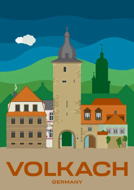 La Unteres Tor (porte inférieure), également connue sous le nom de Gaibacher Tor, est l'entrée de la vieille ville de Volkach, en Allemagne.