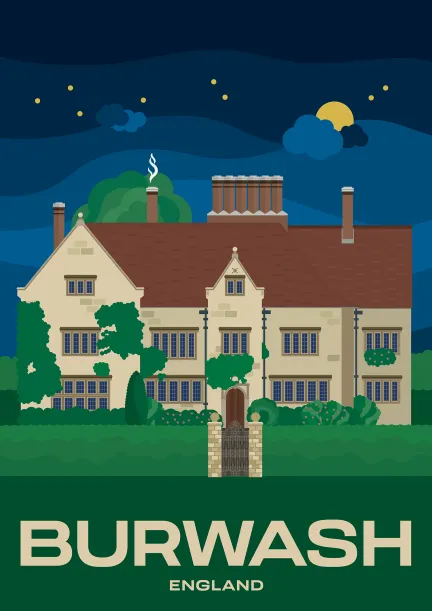 La maison du 17e siècle Bateman's, résidence de Rudyard Kipling, située à Burwash, en Angleterre.