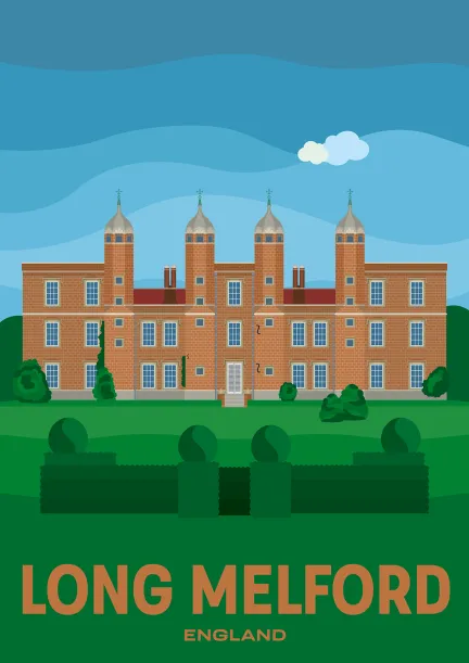 Melford Hall, un site du National Trust à Long Melford, dans le Suffolk.