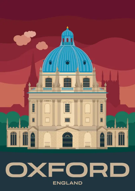 La Radcliffe Camera à Oxford, en Anglettere.